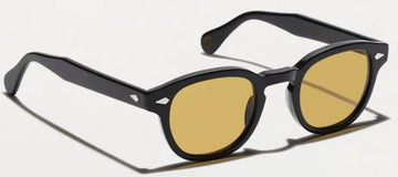 MOSCOT LEMTOSH CMT Amber BLACK 49-24-145