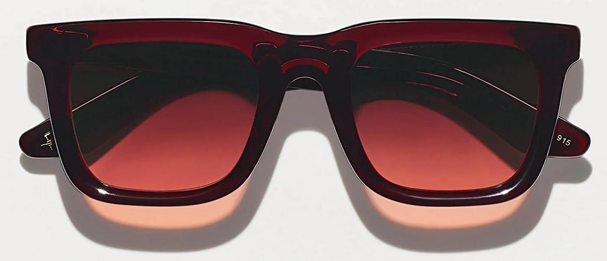 MOSCOT RIZIK BURGUNDY 49-22-145