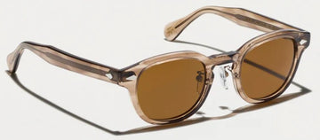 MOSCOT LEMTOSH SUN WITH METAL NOSE PADS BROWN ASH 49-24-145