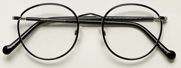 MOSCOT ZEV BLACK/GUNMETAL 52-21-150